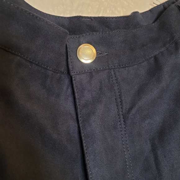 Drapers And Damons Pants Suede Soft Bottom Black Womens Size 18 - Picture 3 of 10